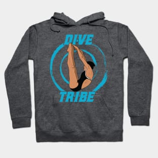 Womens Diving Dive Tribe Springboard Platform Diver Hoodie